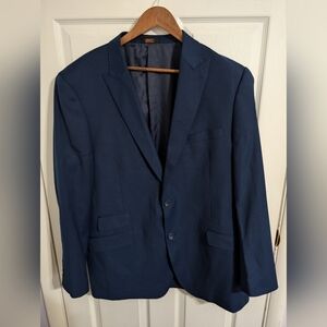 Apollo King Mens Blazer Wool Super 150s Suit Jacket Size 46L Sport Coat